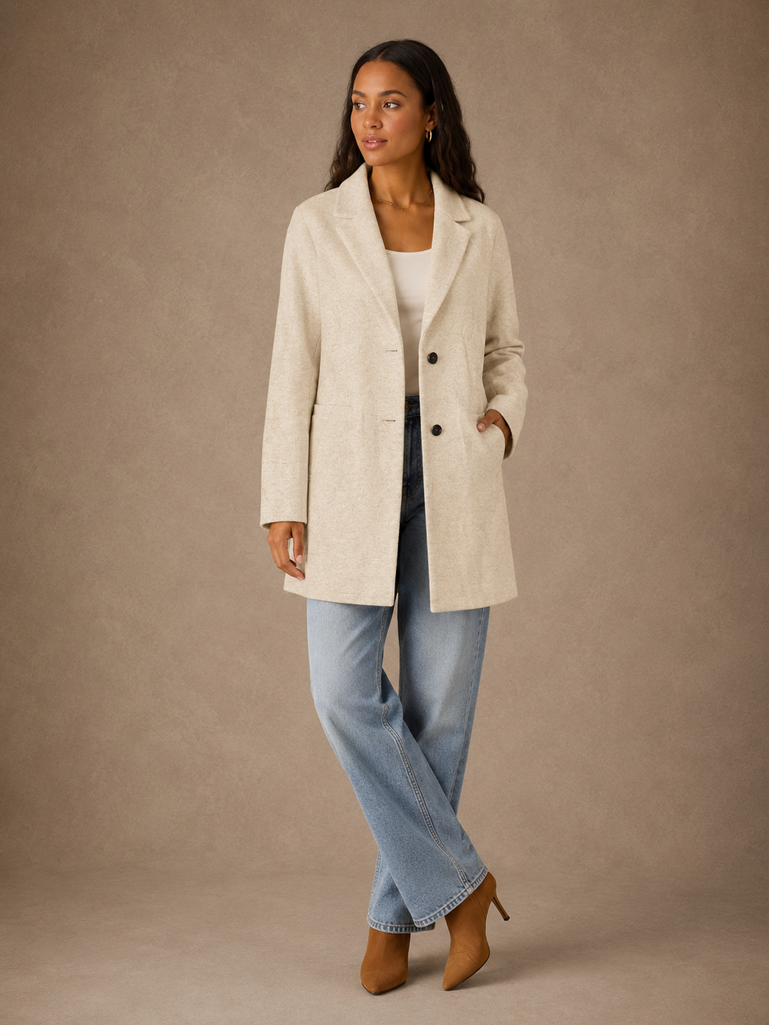 Shop Elegant Mid-Length Tailored Jacket - From R199.21 – XD21