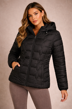 Women’s Quilted Hooded Puffer Jacket