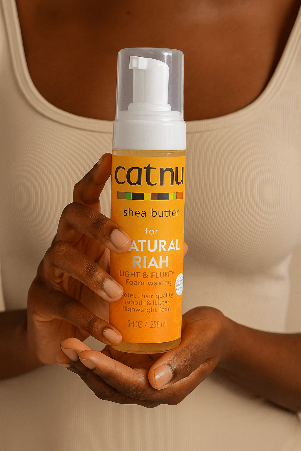 Cantu Shea Butter Foam Wax – Strong Hold & Natural Shine