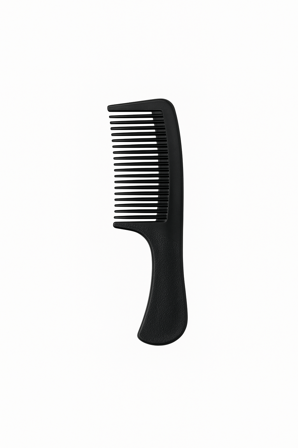 Black Mini Comb with Handle 1pc – Stylish & Functional Hair Care