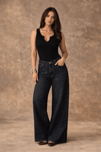 Sleeveless Ribbed Knitted Bodysuit