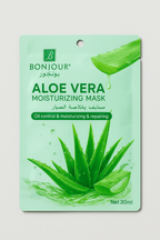 Aloe Vera Moisturizing Face Mask 5pcs – Hydrating & Refreshing Skin Care Set