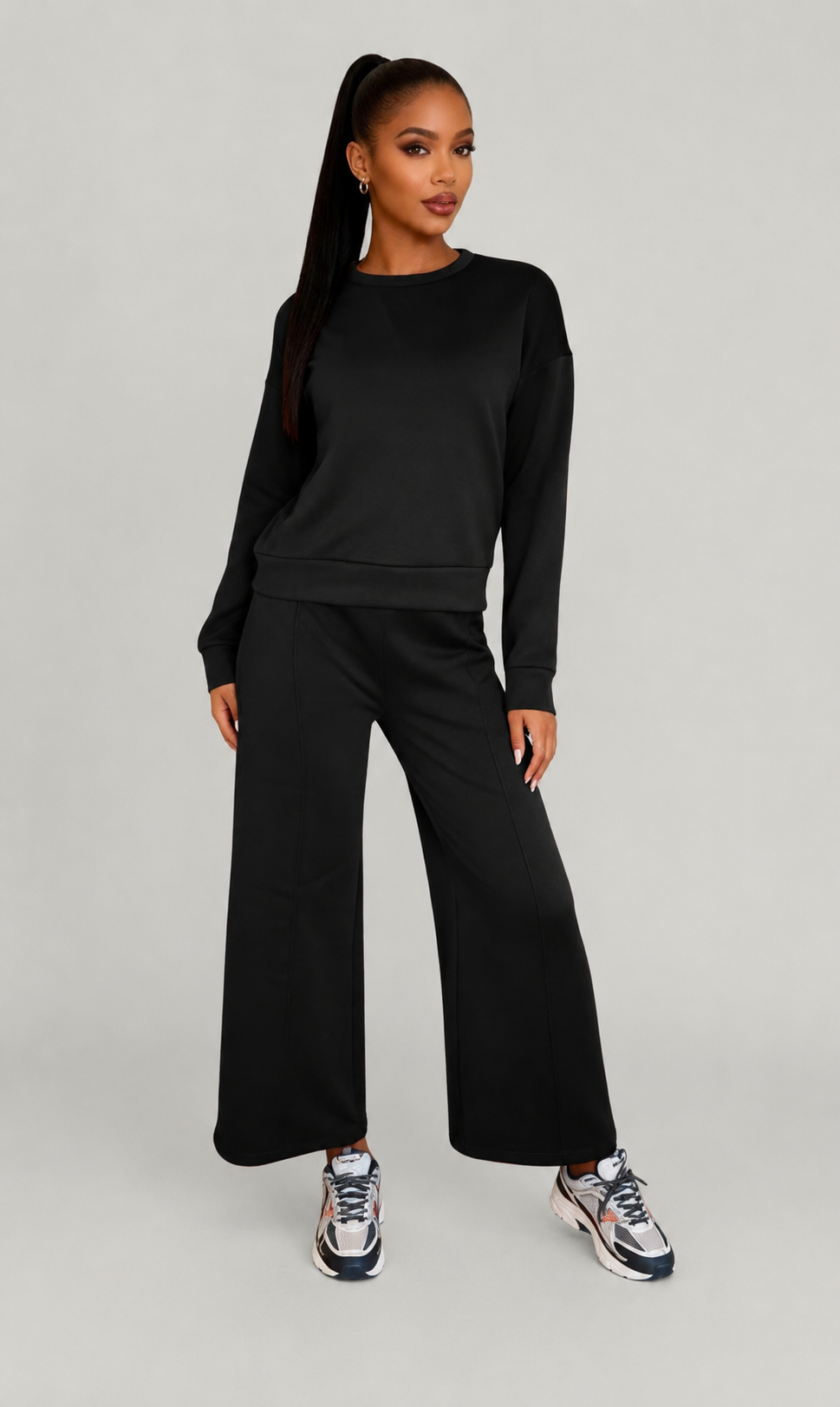 Relaxed Wide Leg Lounge Set