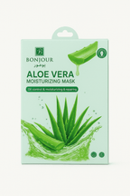 Aloe Vera Moisturizing Face Mask 5pcs – Hydrating & Refreshing Skin Care Set