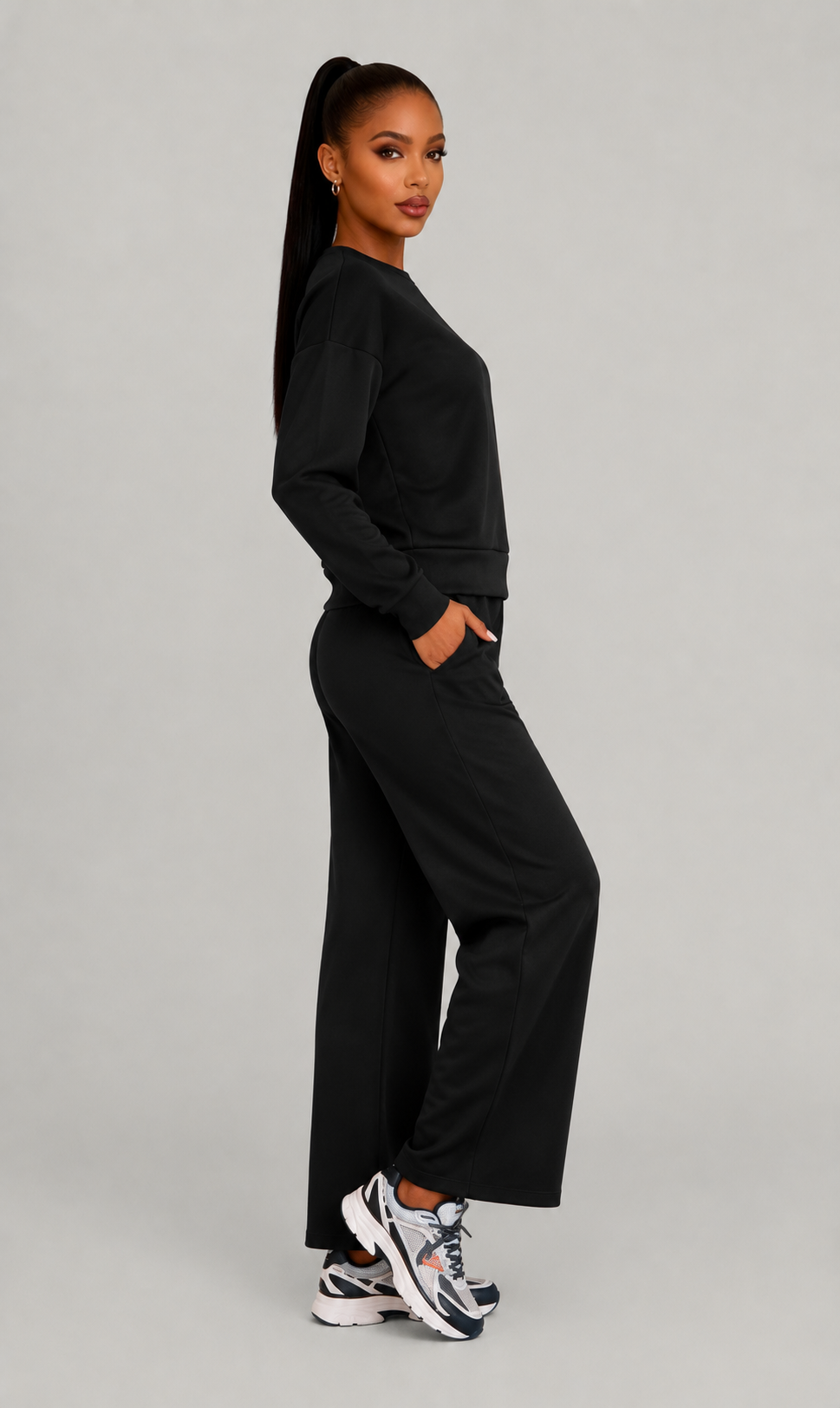 Relaxed Wide Leg Lounge Set