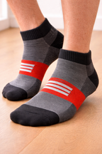 Unisex Cotton Sports Crew Socks 3 Pairs
