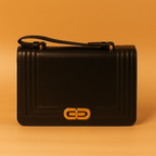 60023 Box-Style Structured Handbag – Sleek, Modern & Multi-Way Wear