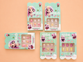 Cutesy Multicolour Designed Kids' Press On Nails