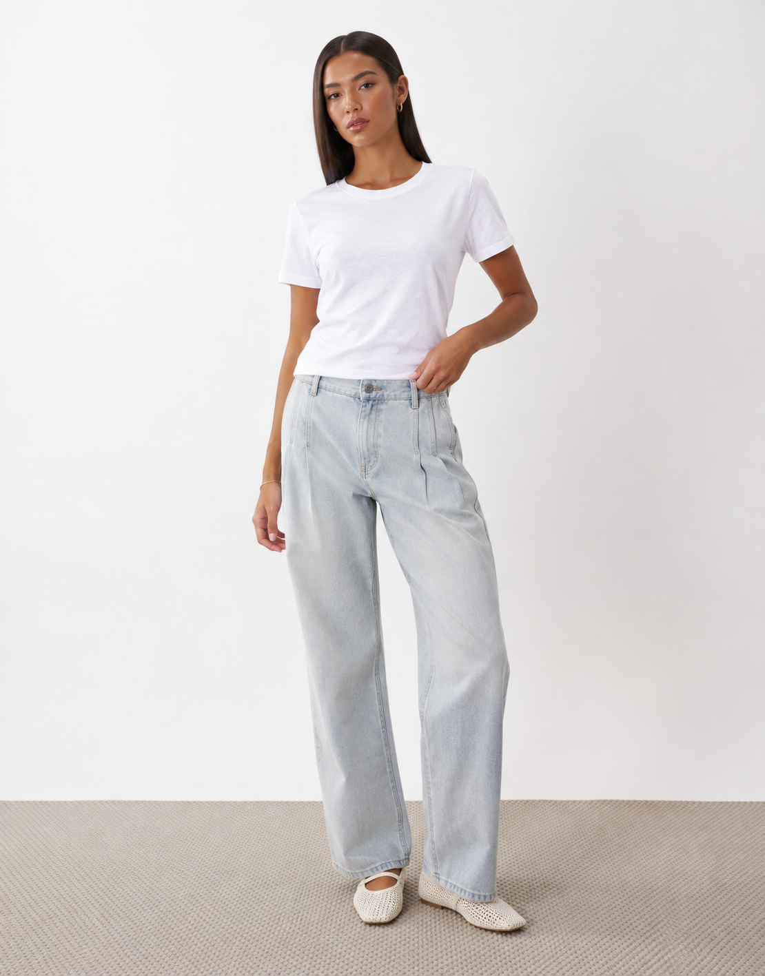 Plain Short Sleeve Crew T-shirt