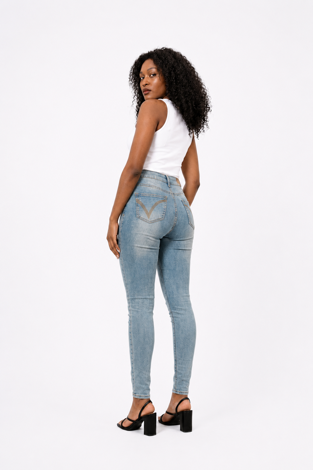 High-Waist Skinny Jeans DYQ-301