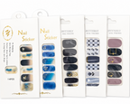 Elegant Designer UV Nail Wrap Stickers