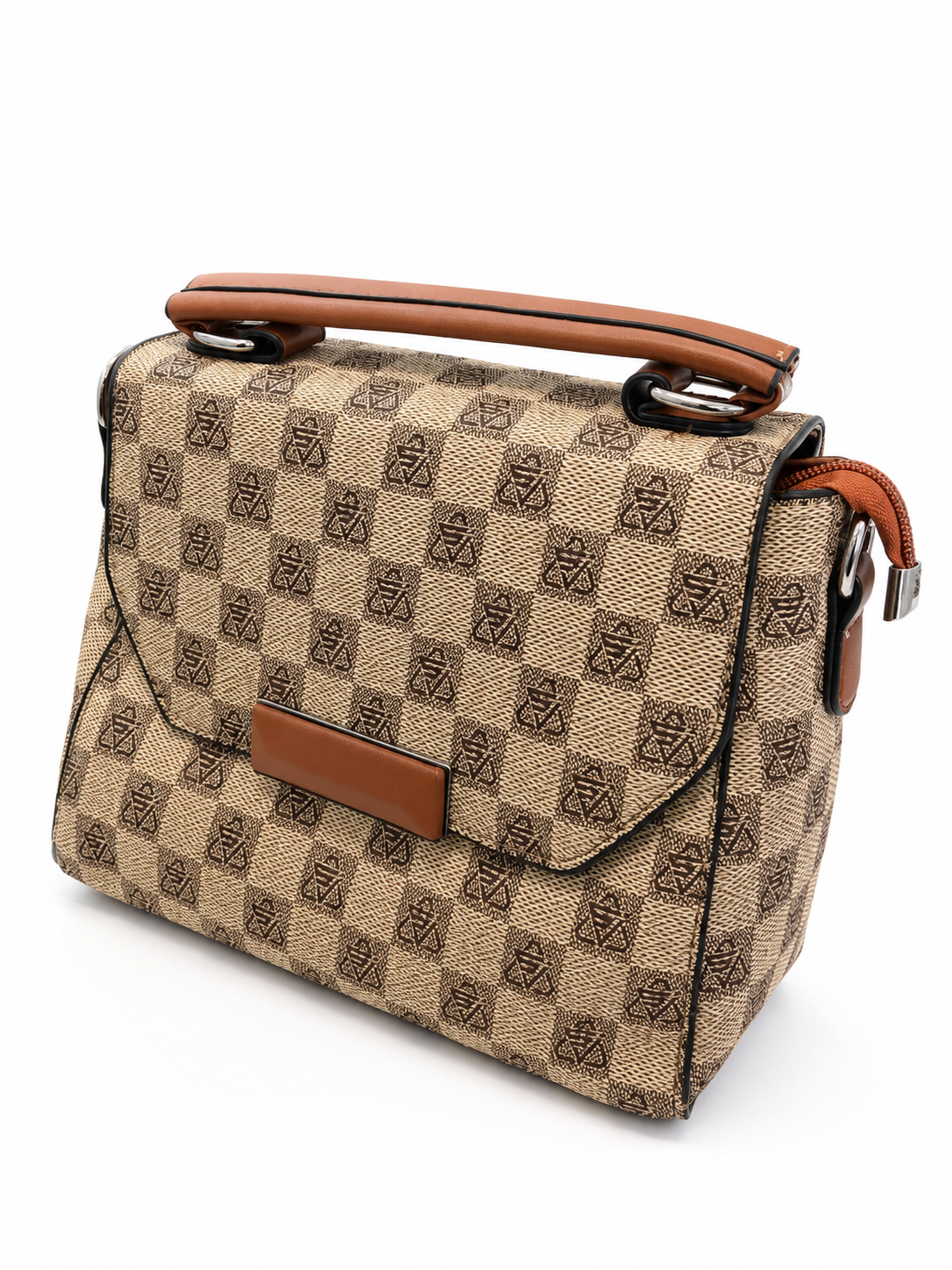 Graphic Letter Square Sling Bag