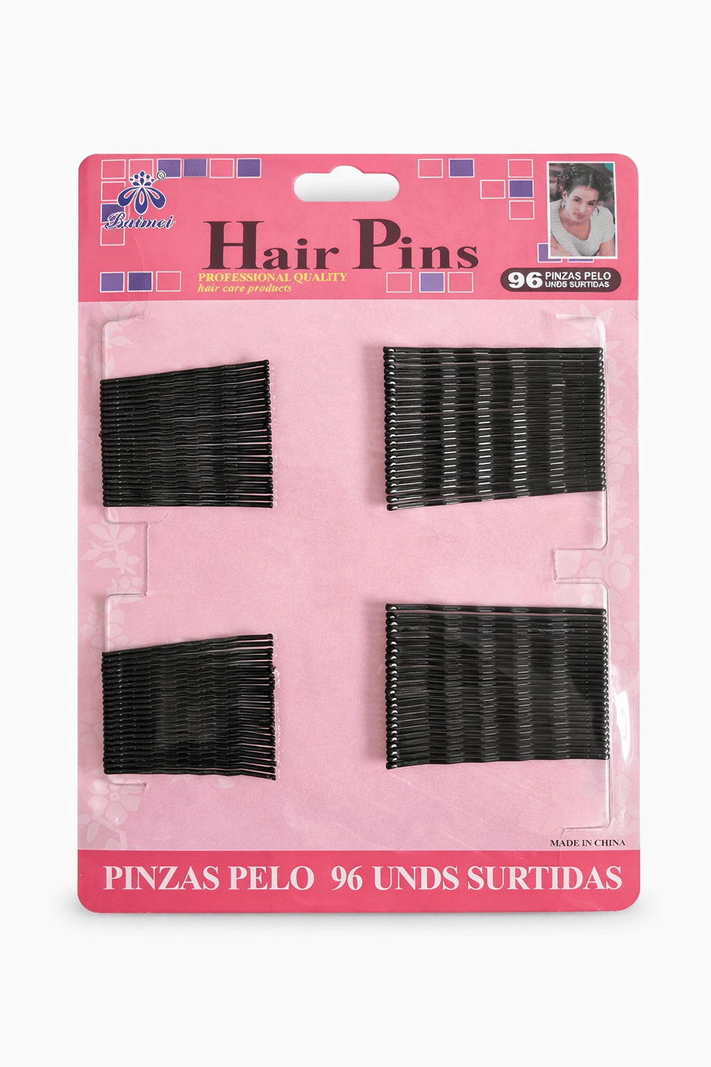 96-piece professional hair bobby pin set