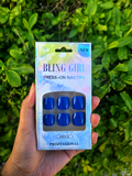 Bling Girl Press-On Tow Nail-tips 24pcs