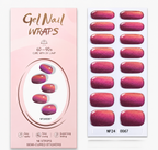 Cutesy Gel Nail Wrap Stickers – Easy Apply Glossy Nail Art Decals