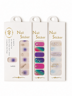 Elegant Designer UV Nail Wrap Stickers