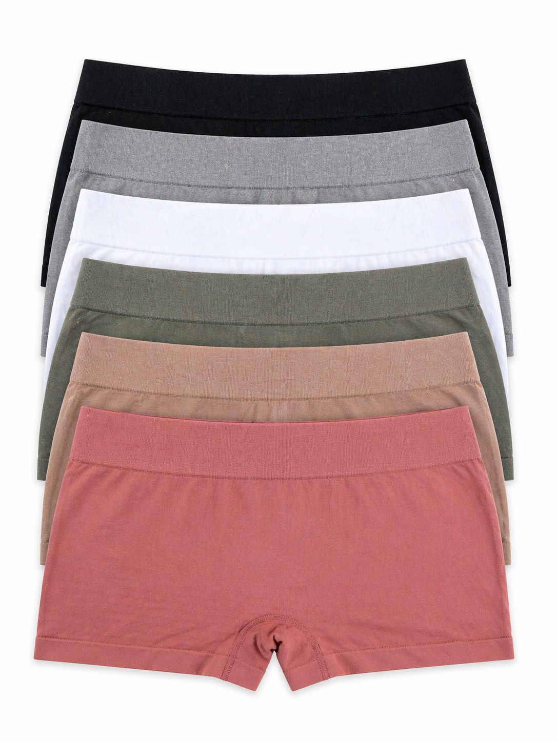 Printed Boy-Shorts Underwear 6PCS