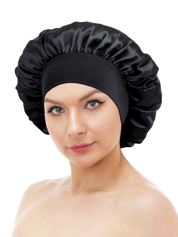 Random colour Silky hair bonnet 1pc