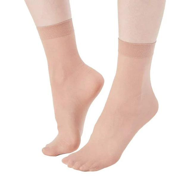 2 pairs Ankle Nylon Stockings