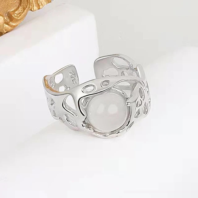 Vintage Hollow Out Ring 1pc