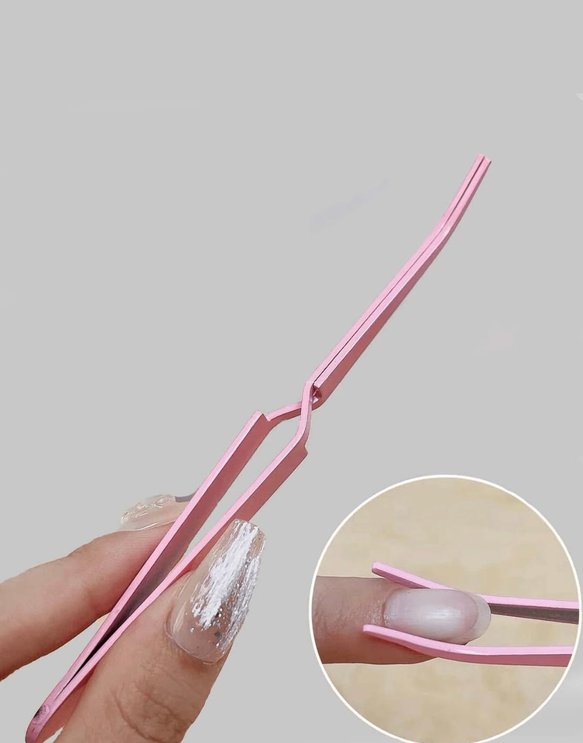 1Pc Acrylic Nail Pincher Cuticle Pusher Pinching Pinch Clamp Tool