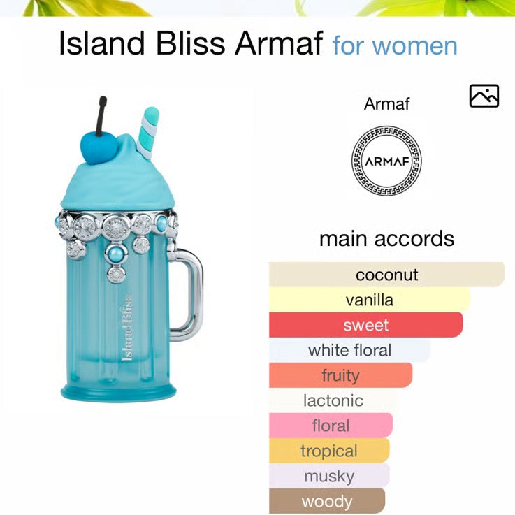 Armaf Delights Island Bliss Eau De Parfum 100ml