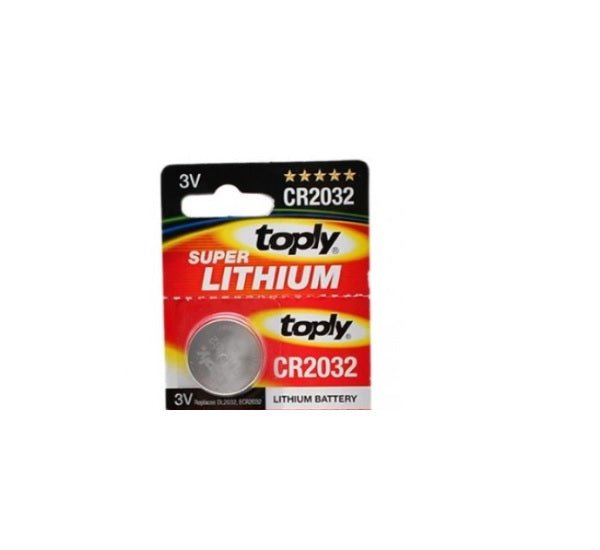 Toply CR2032 Super Lithium Battery – High-Performance, Long-Lasting Power