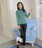 Striped Ribbed Knit Top