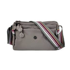 Multi-Pocket Nylon Crossbody Bag with Adjustable Random Strap - 9203