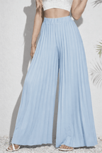 High Waist Pleated Wide Leg Pant