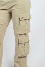 Trendy Multi-Pocket Cargo Pants for Women - W0806