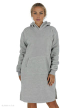 Jersey Hoodie Knee Length Dress