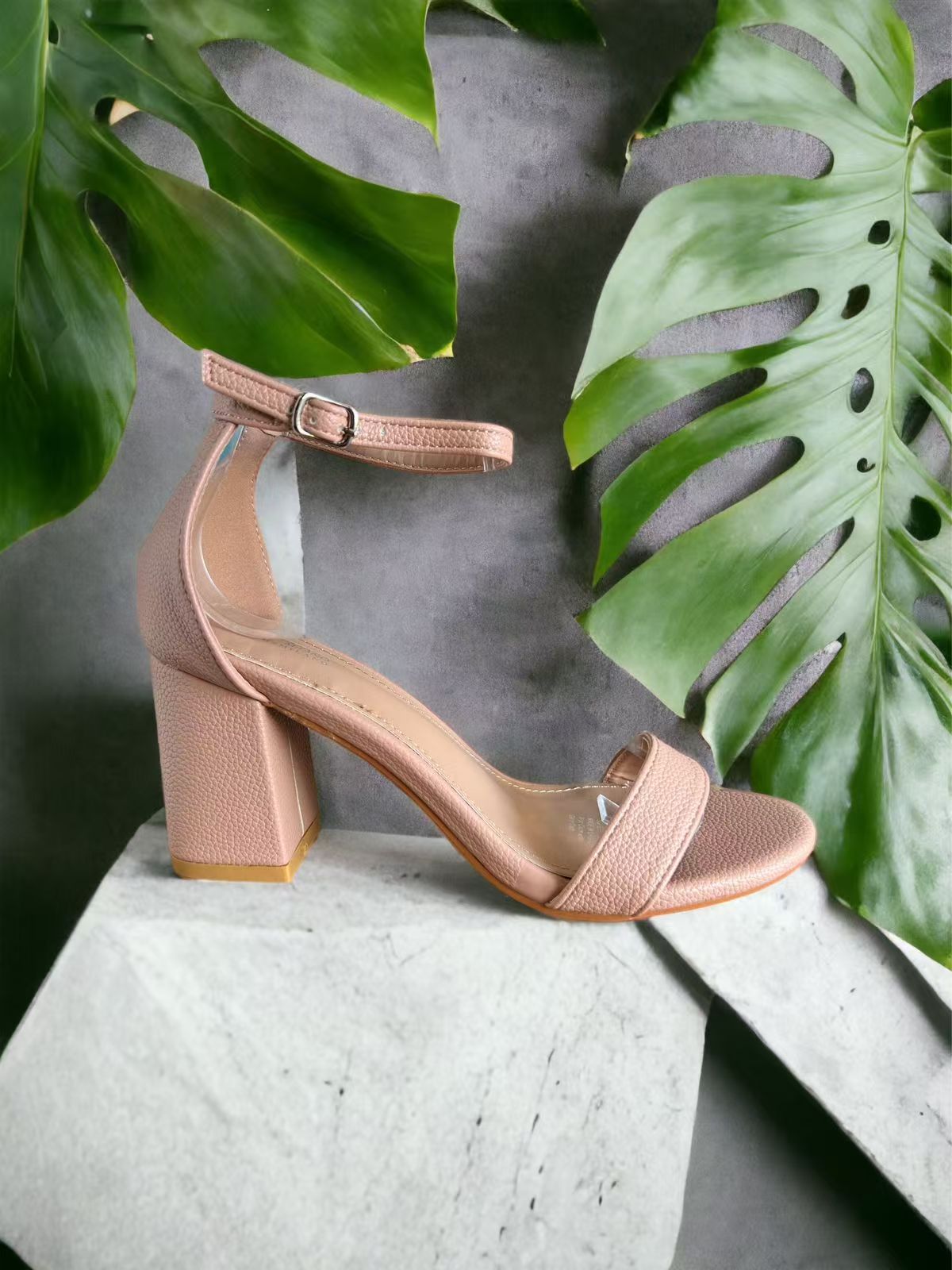 Classic Block Heel Sandals – Minimalist Ankle Strap Heels
