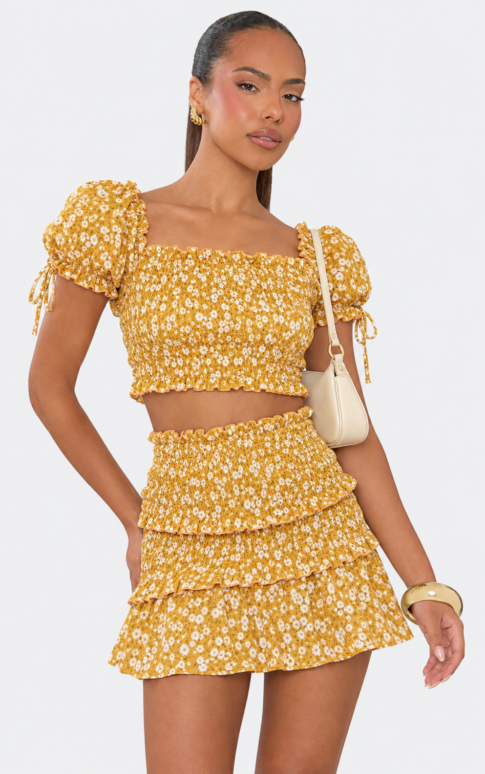 Matching Floral  Women's Two Piece Set