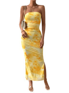 Strapless Ombre Bodycon Dress - Chic & Trendy Look for Any Event