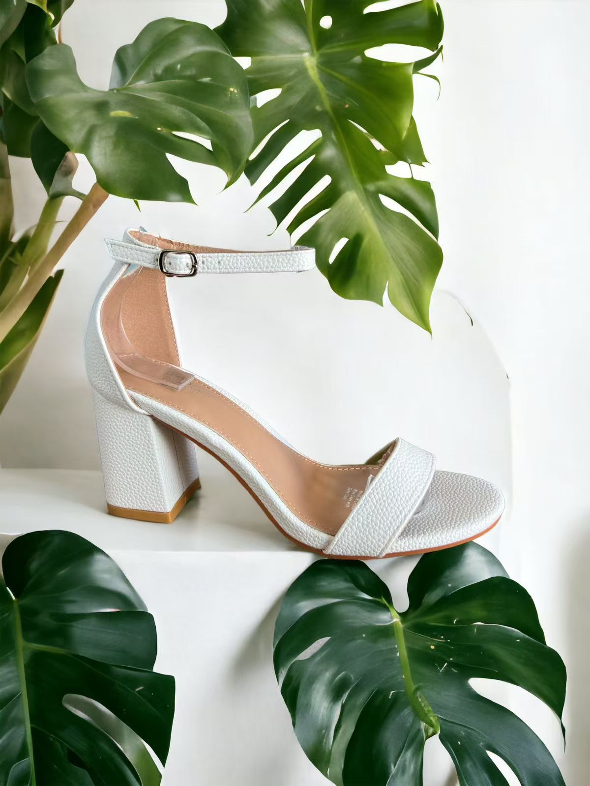 Classic Block Heel Sandals – Minimalist Ankle Strap Heels