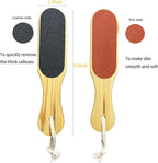 Double-Sided Wooden Foot File – 1PC