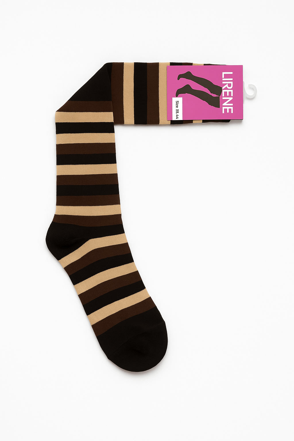 Bold Striped Knee-High Socks 1 Pair