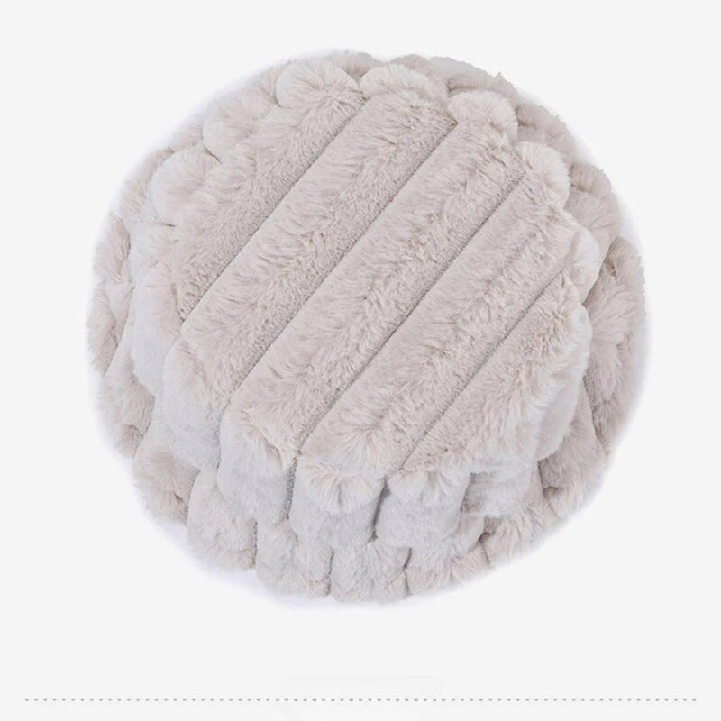 Plush Faux Fur Bucket Hat