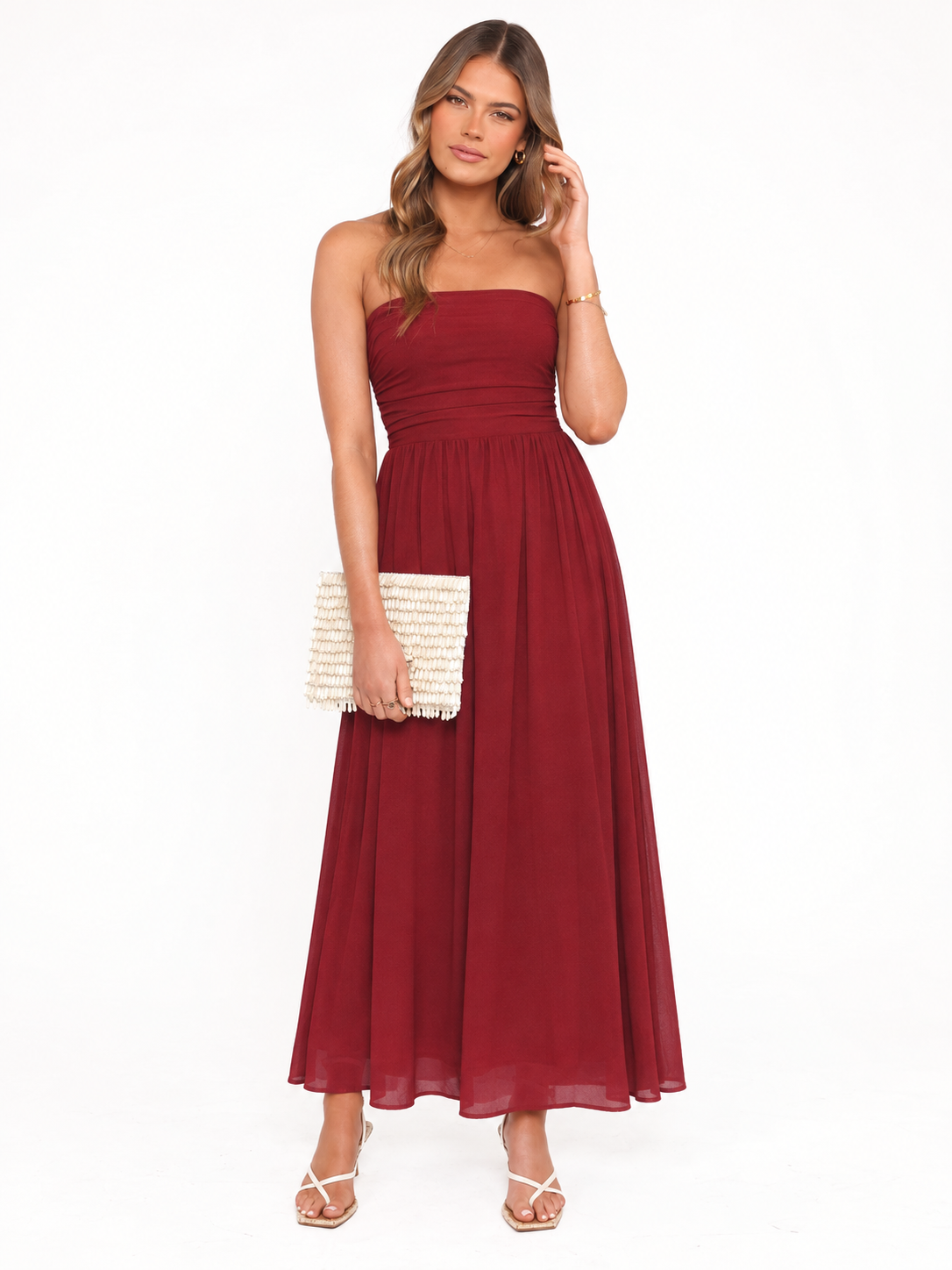 After-Dark Strapless Occasion Dress