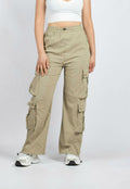 Trendy Multi-Pocket Cargo Pants for Women - W0806