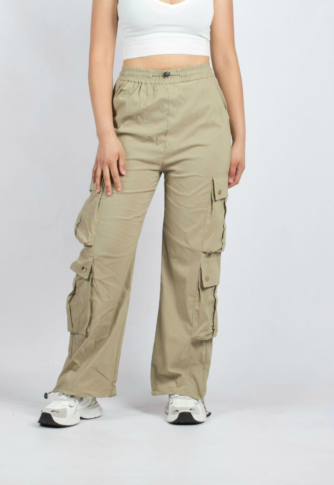 Trendy Multi-Pocket Cargo Pants for Women - W0806