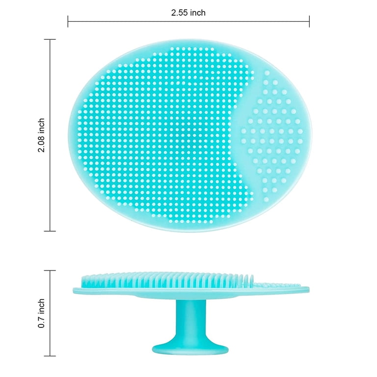 Silicone Face Scrubber Random Colour 2pcs
