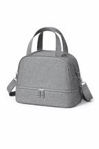 Double Compartment Insulated Lunch Bag – Multi-Pocket Cooler - LX32