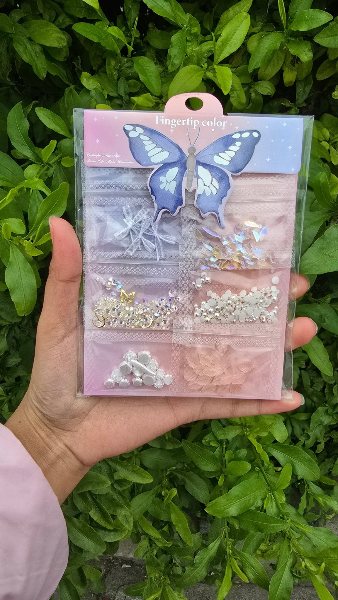 Multiple Nail Art Decorations – Glitter, Gems, Stickers & Foils Set
