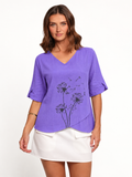 Dandelion Print Casual T-Shirt