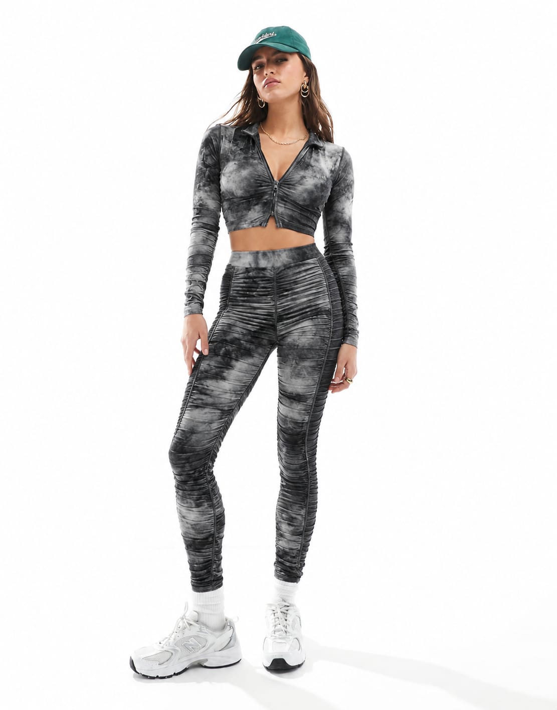 Athleisure Ribbed Long Sleeve Legging Set