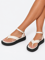 Solara Ankle-Strap Flatform Sandals
