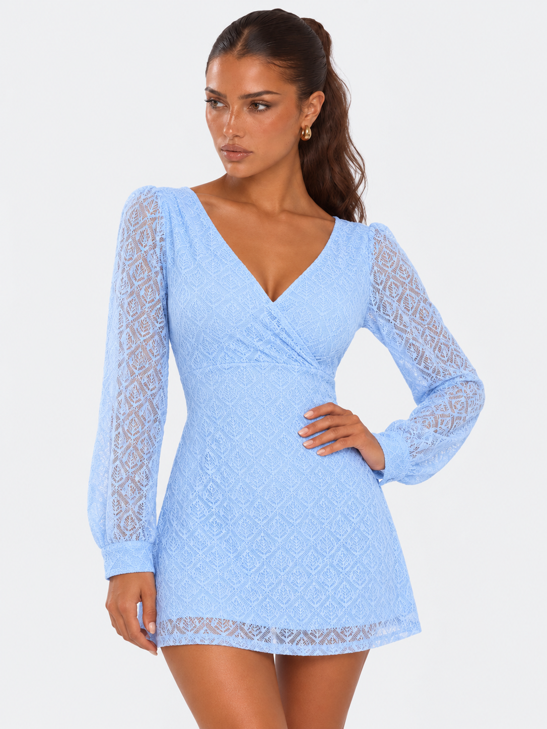 Mini V-Neck Dress