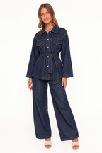 Ryder Belted Denim Utility Set